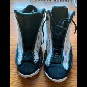 Nike Air Jordan’s Pro Strong GS Black Dark Pine White 407484-011 Sz 6Y Kids